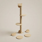 Arbre à chat en bois – Design minimaliste et mignon
