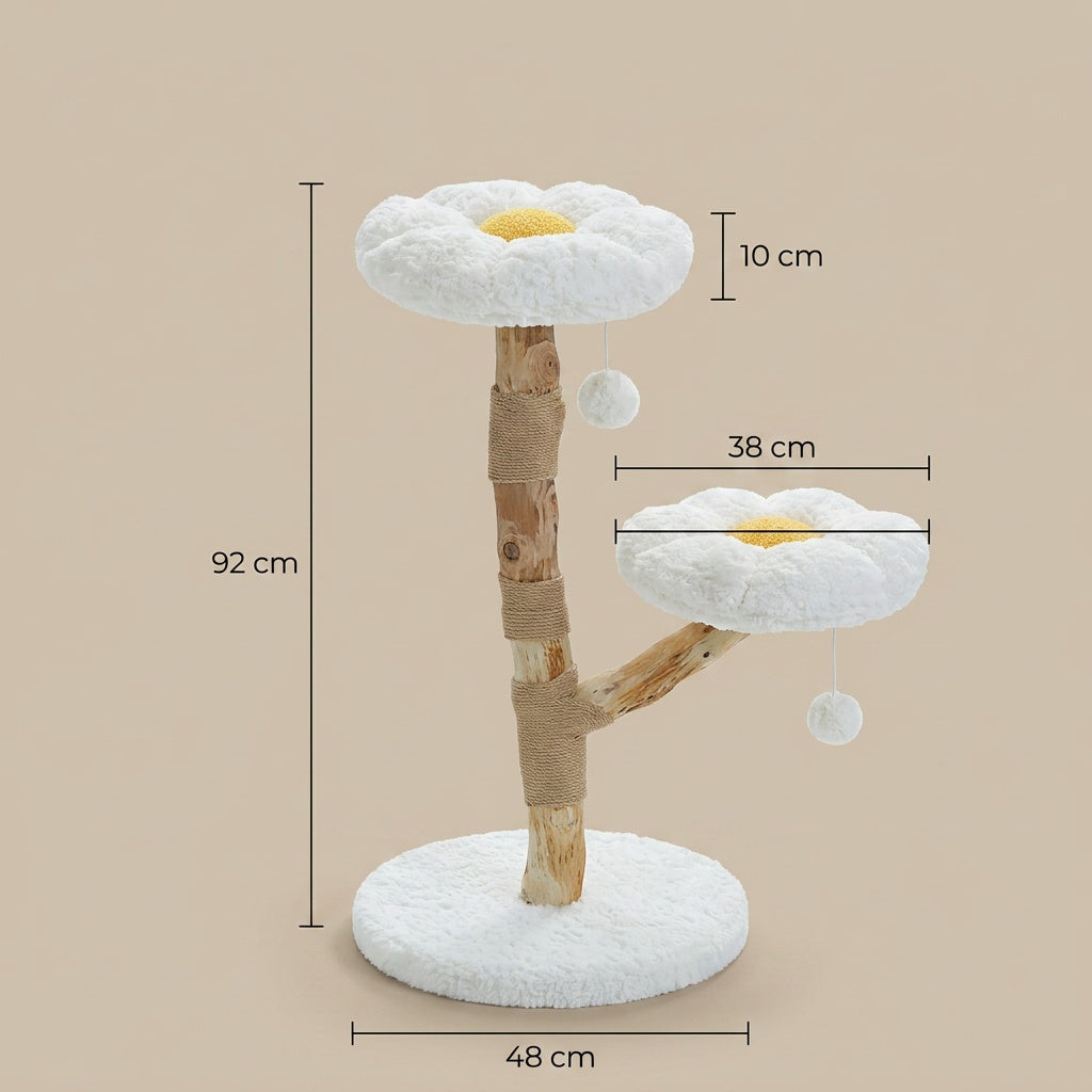 Arbre à chat en forme d'œuf – Design ludique et confortable