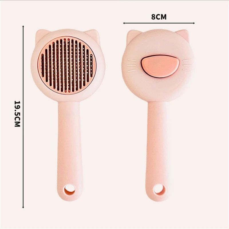 Brosse de Toilettage pour Chat Design Ergonomique