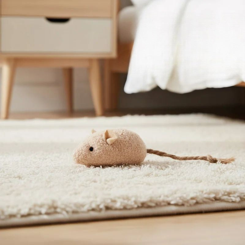 Jouet Souris Réaliste pour Chat – Stimule l'Instinct de Chasse