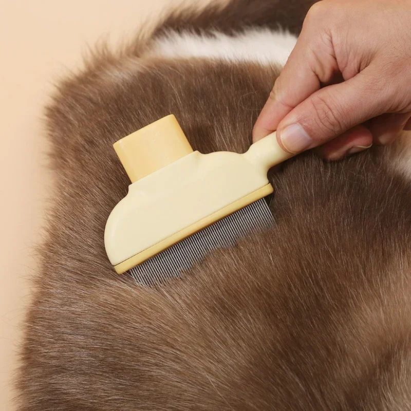 Brosse Anti-Puces et Anti-Poils pour Chat