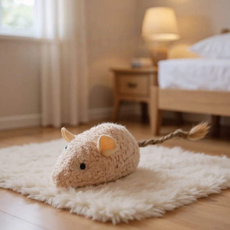 Jouet Souris Réaliste pour Chat – Stimule l'Instinct de Chasse