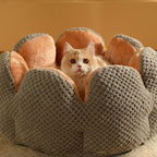 Lit Douillet pour Chat en Forme de Fleurs