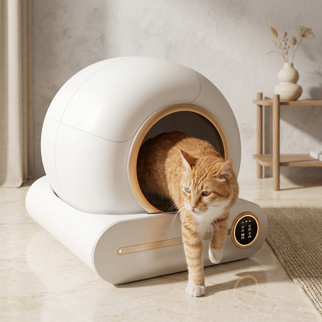 Litière automatique pour chat – Confort et propreté optimaux
