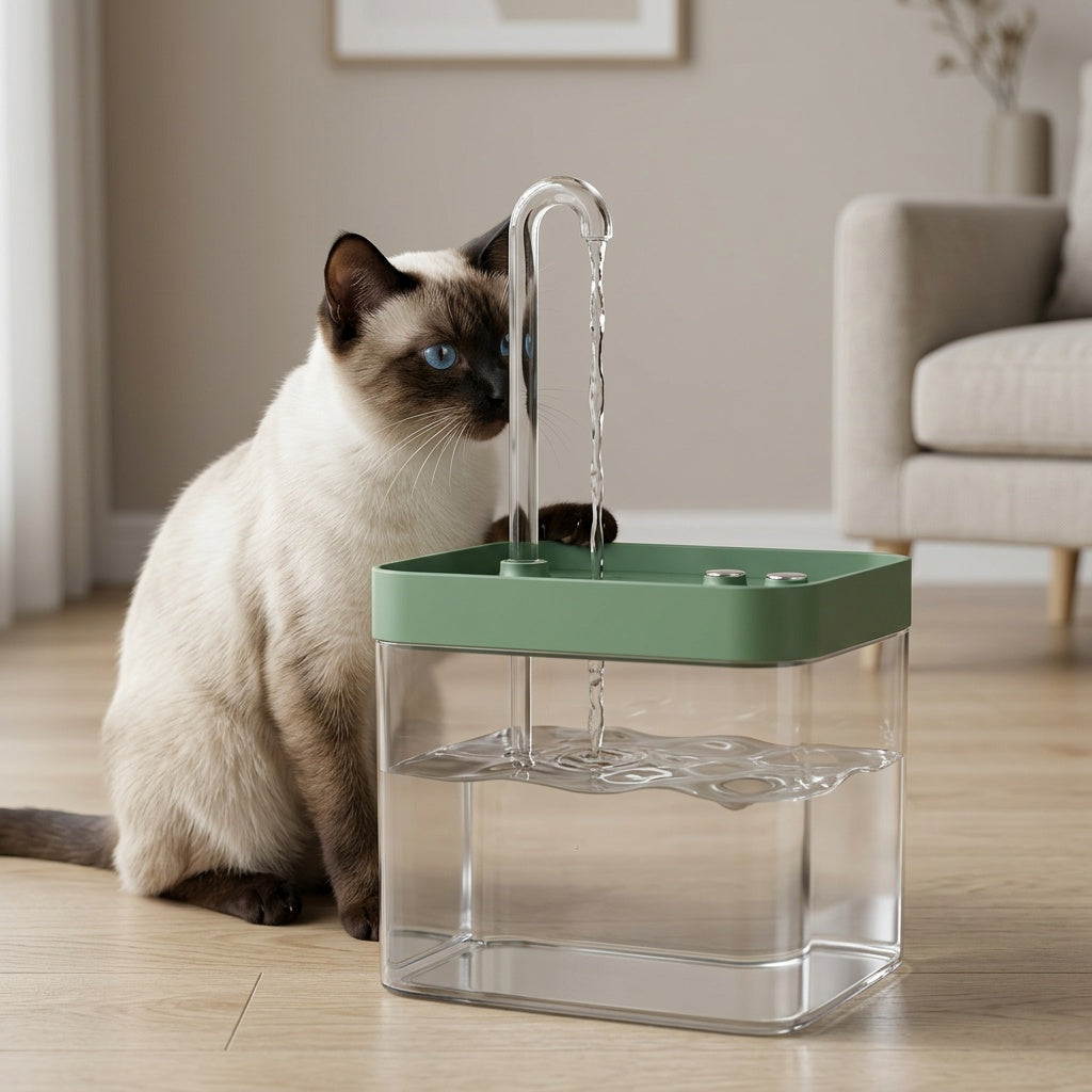 Fontaine à eau pour chat – Design moderne et pratique