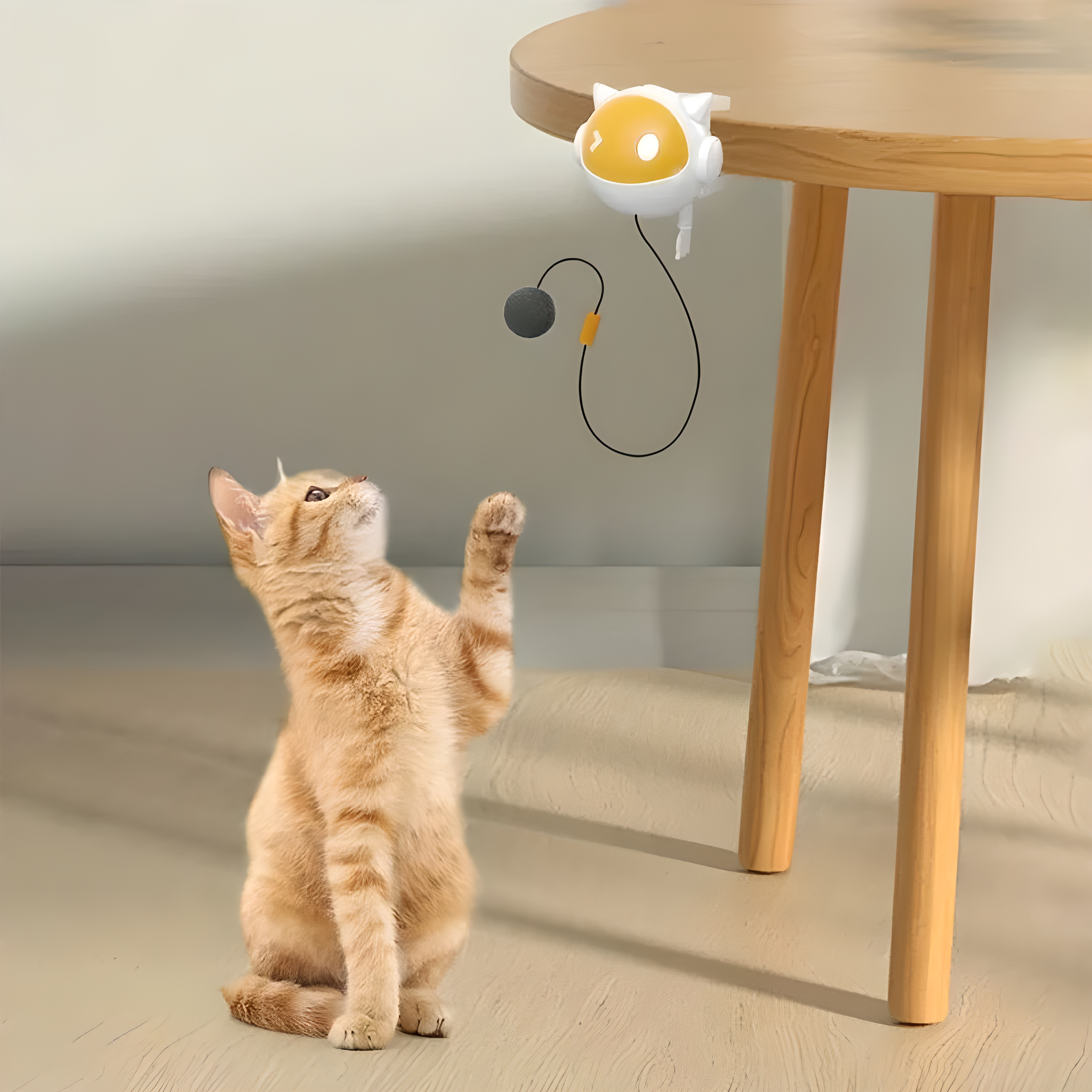 Jouet Automatique pour Chat avec Balle Suspendue