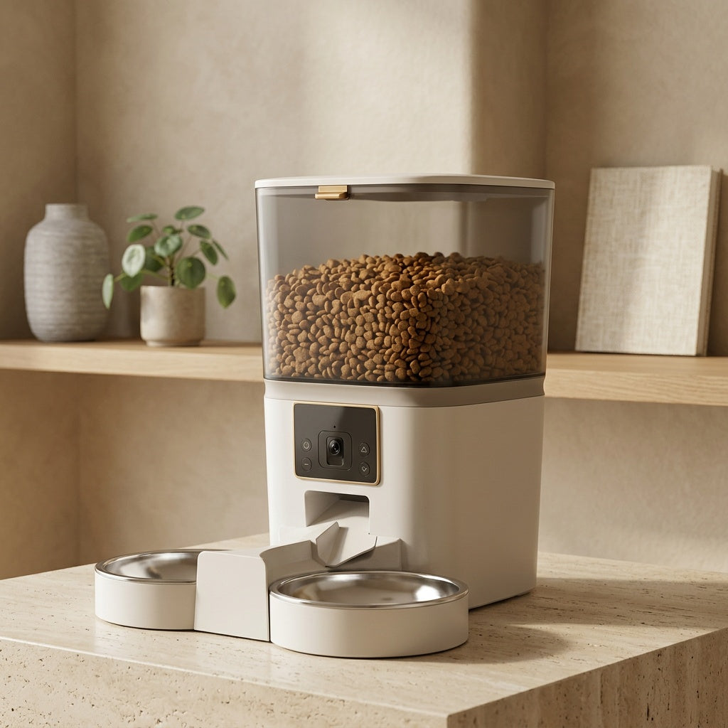 Distributeur automatique de croquettes – Alimentation à distance