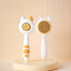 Brosse autonettoyante pour chat
