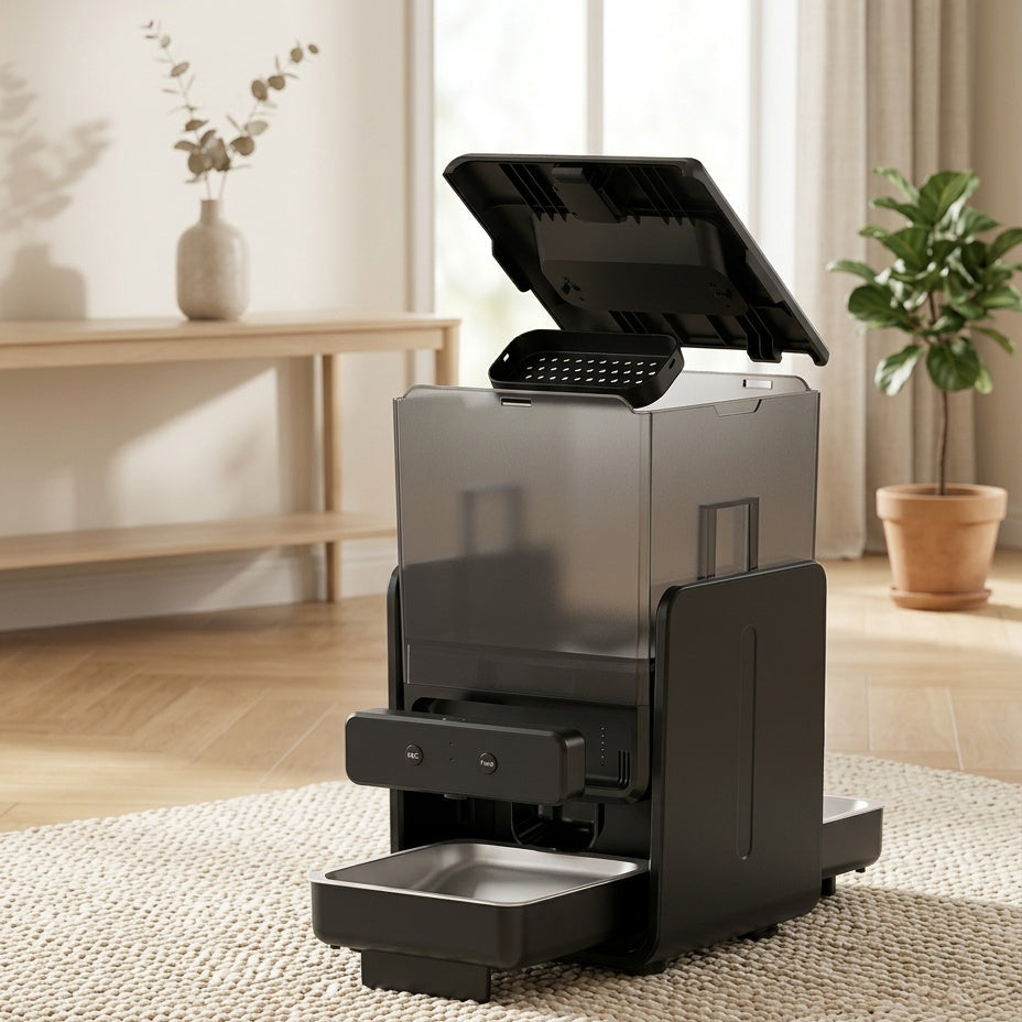 Distributeur automatique pour chat – Programmation facile