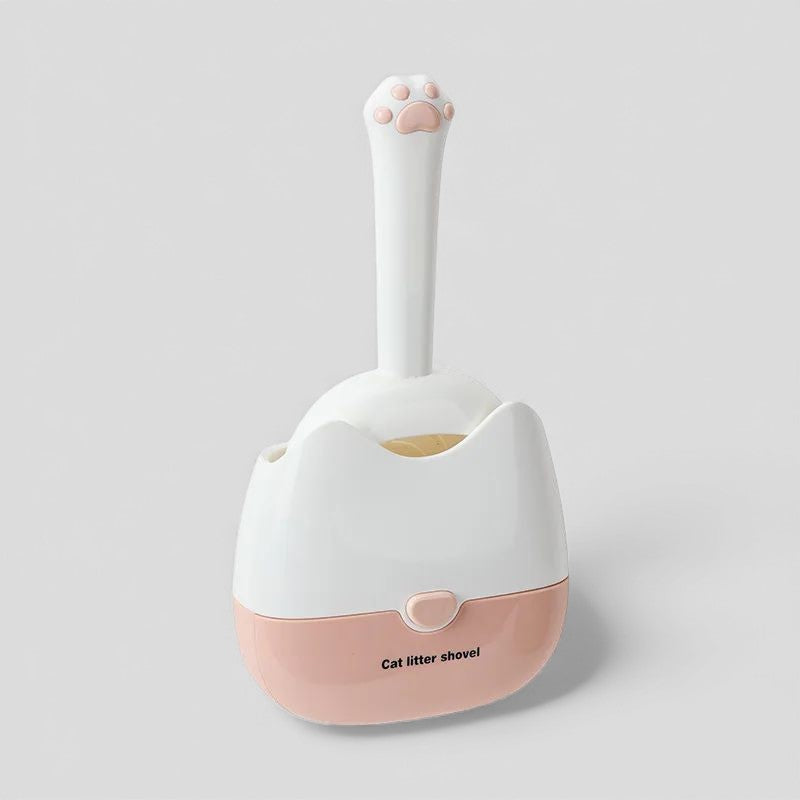 Pelle à litière pour chat avec support mural