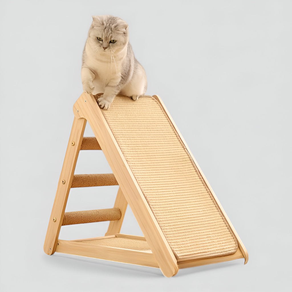 Griffoir Incliné en Bois Naturel