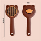Brosse de Toilettage pour Chat Design Ergonomique