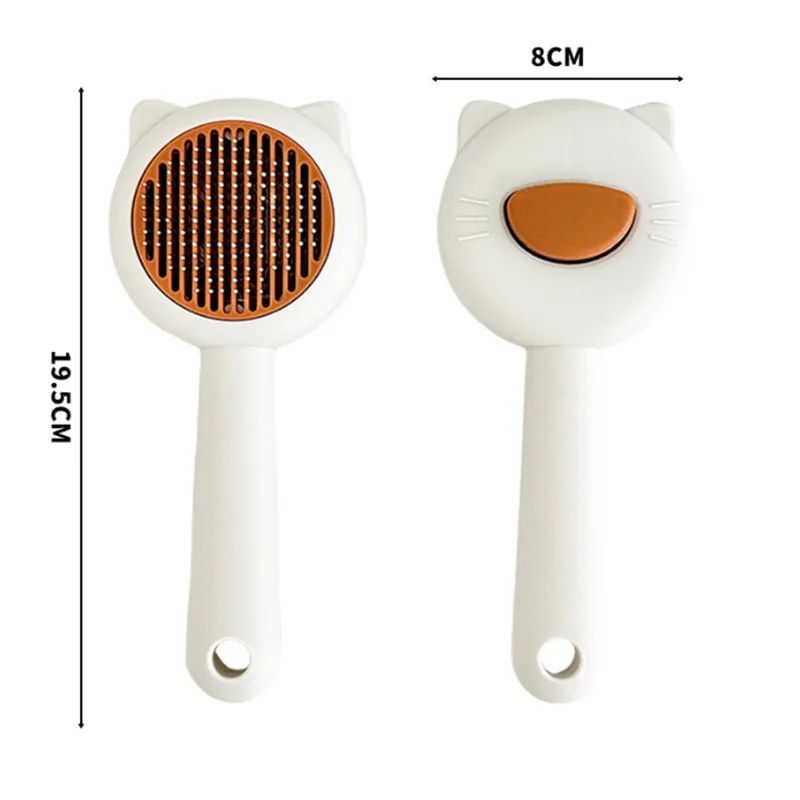 Brosse de Toilettage pour Chat Design Ergonomique