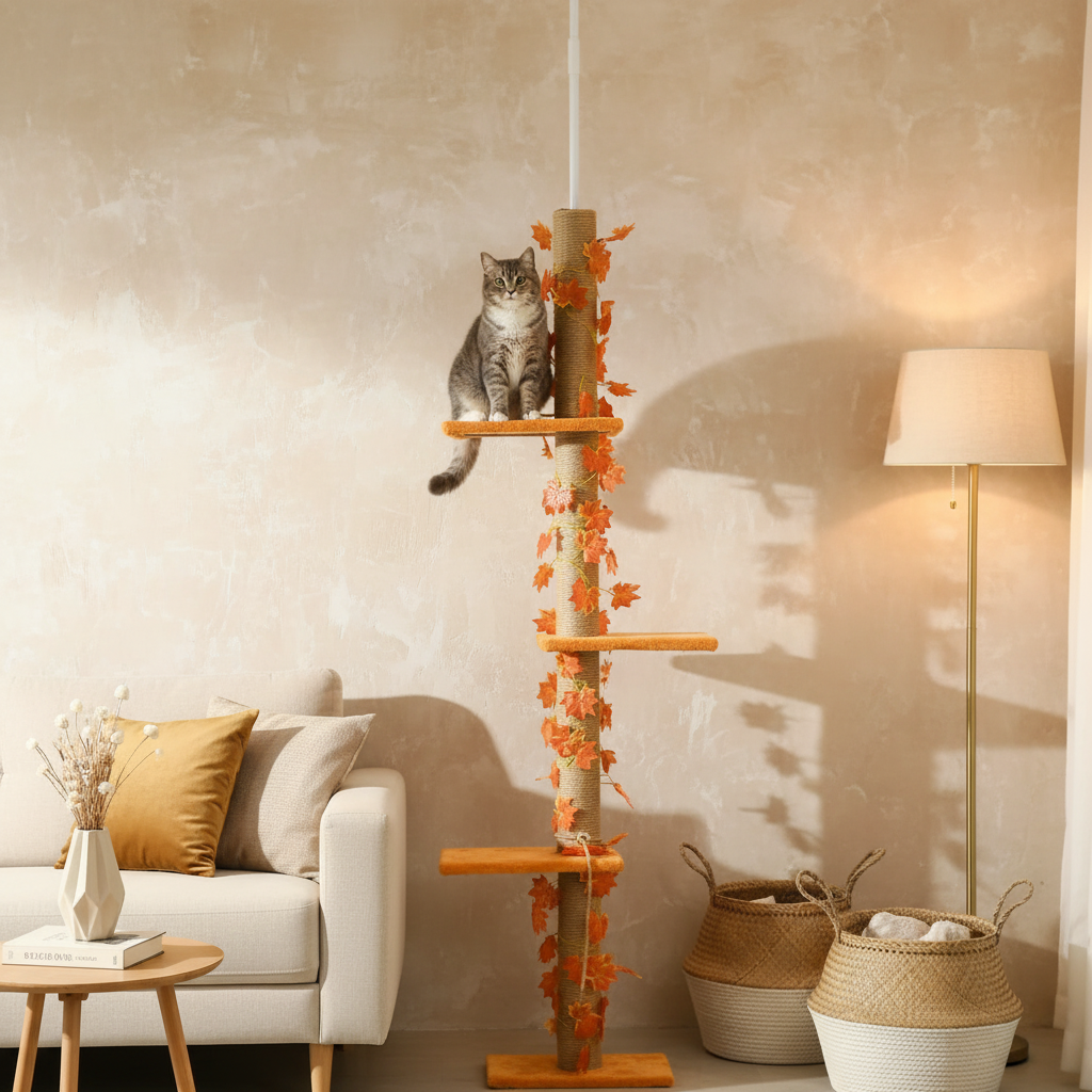 Arbre à chat vertical – Nature et confort