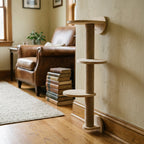 Arbre à chat en bois – Design minimaliste et mignon