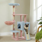 Arbre à chat coloré – Détente et jeu