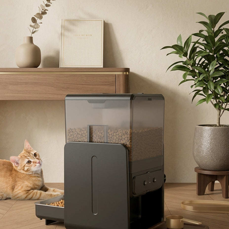Distributeur automatique pour chat – Programmation facile