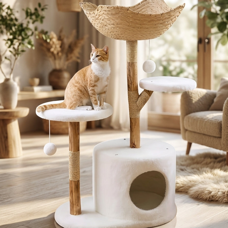 Arbre à Chat Cozy & Naturel