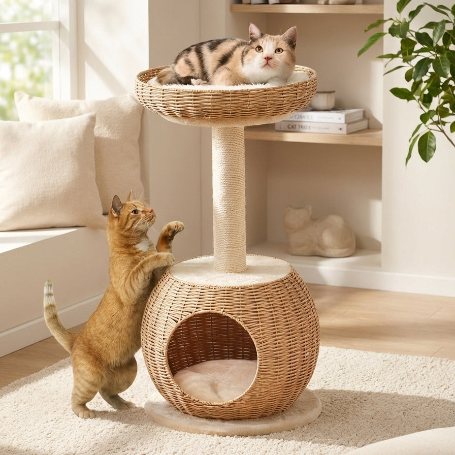 Arbre à Chat en Osier