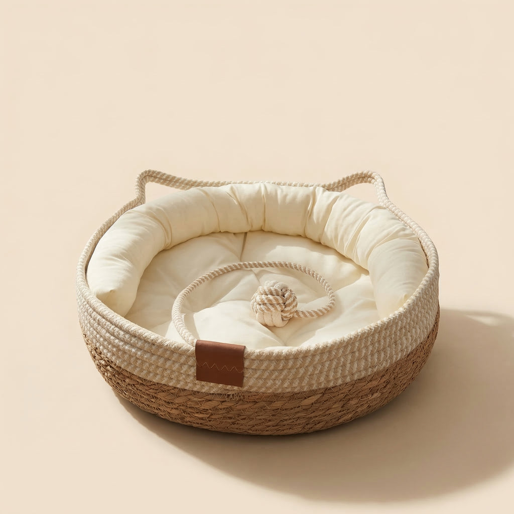 Lit Hamac en Rotin Naturel