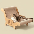 Lit Repose-chat en rotin design naturel