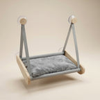 Lit Hamac suspendu en bois et tissu