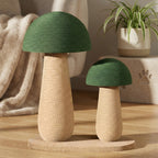 Griffoir champignon en rotin naturel