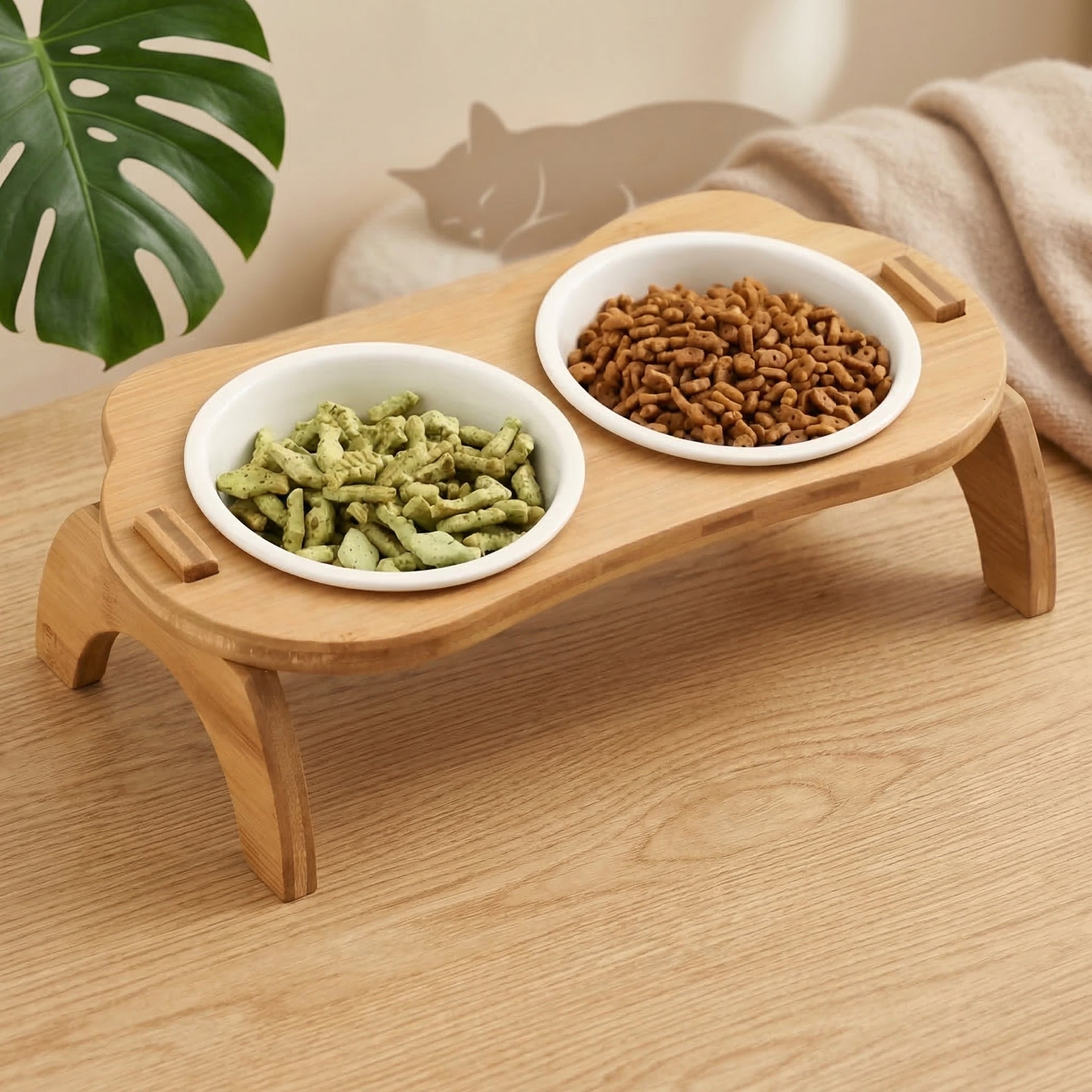 Gamelle repas en bambou naturel