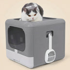 Litière design pour chat cosy