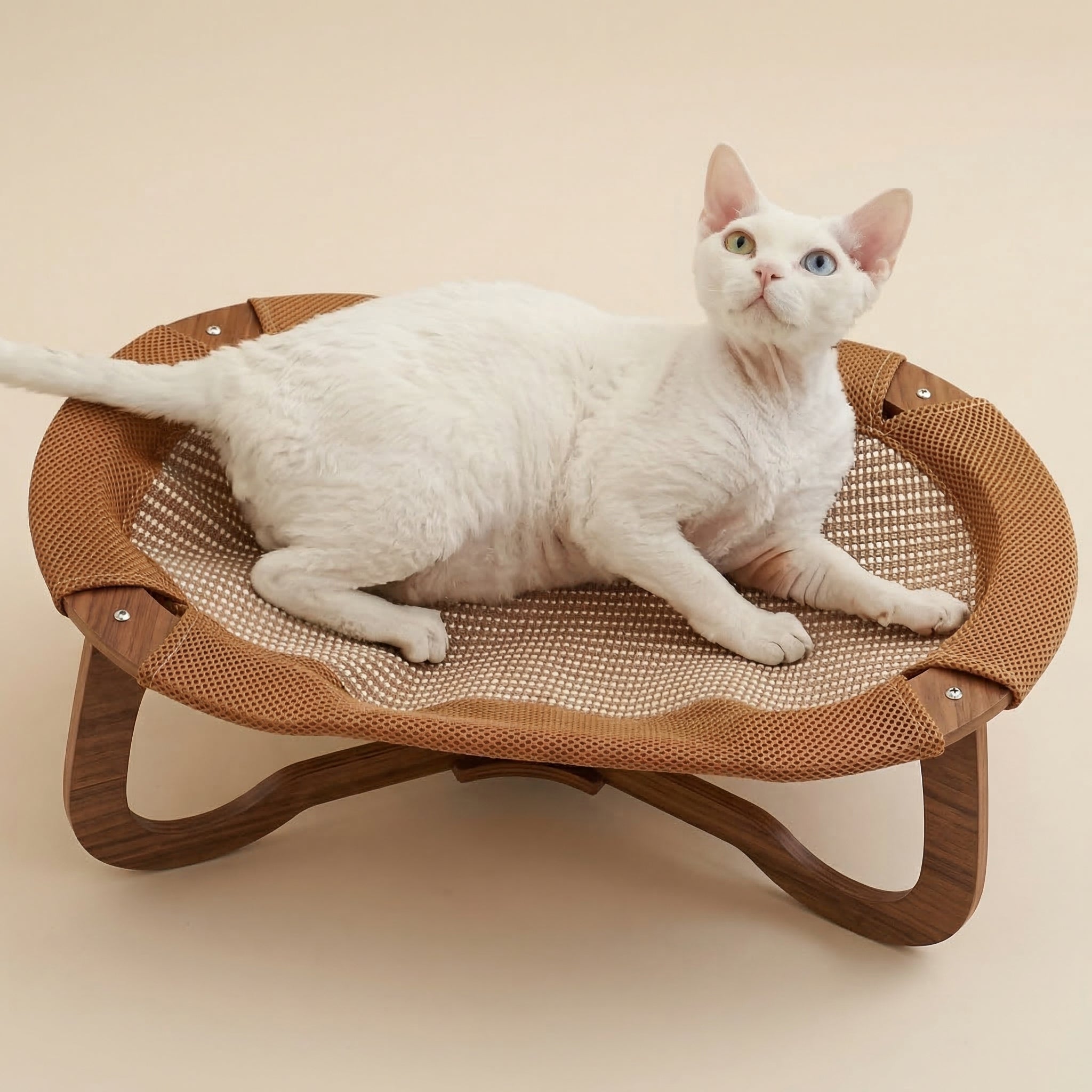 Hamac élégant en bois naturel