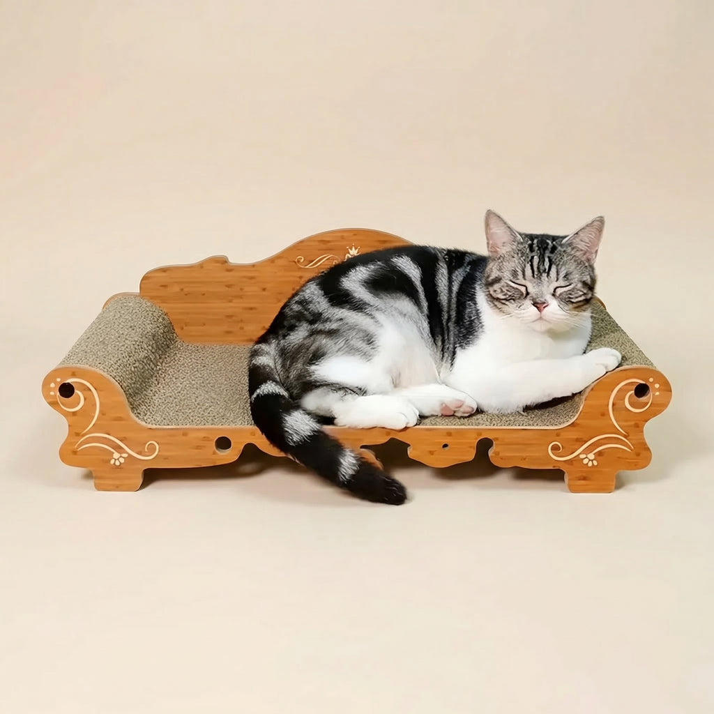 Canapé en bambou pour chat