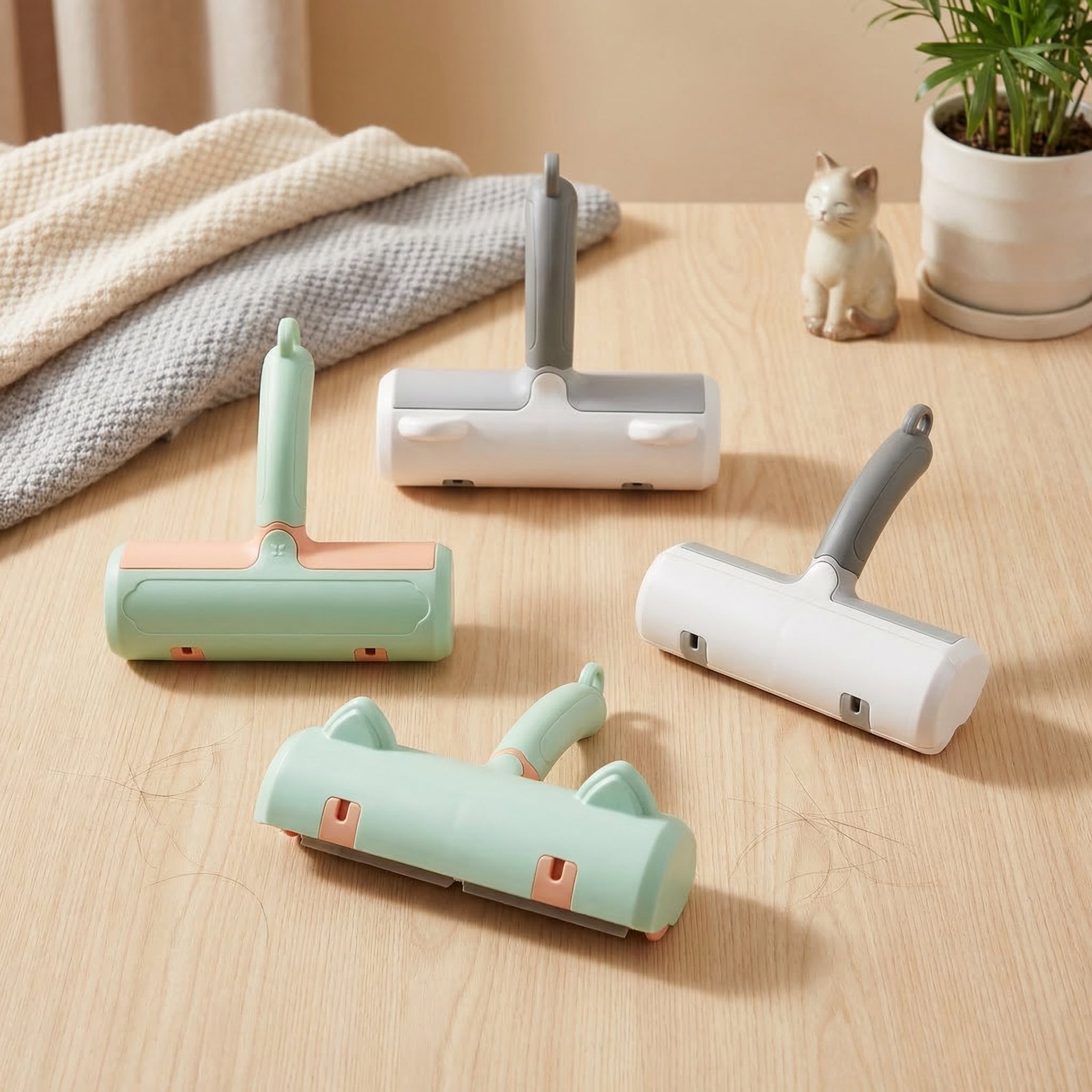 Brosse de Nettoyage Design – Élimine les Poils Facilement