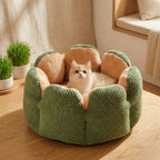 Lit Douillet pour Chat en Forme de Fleurs