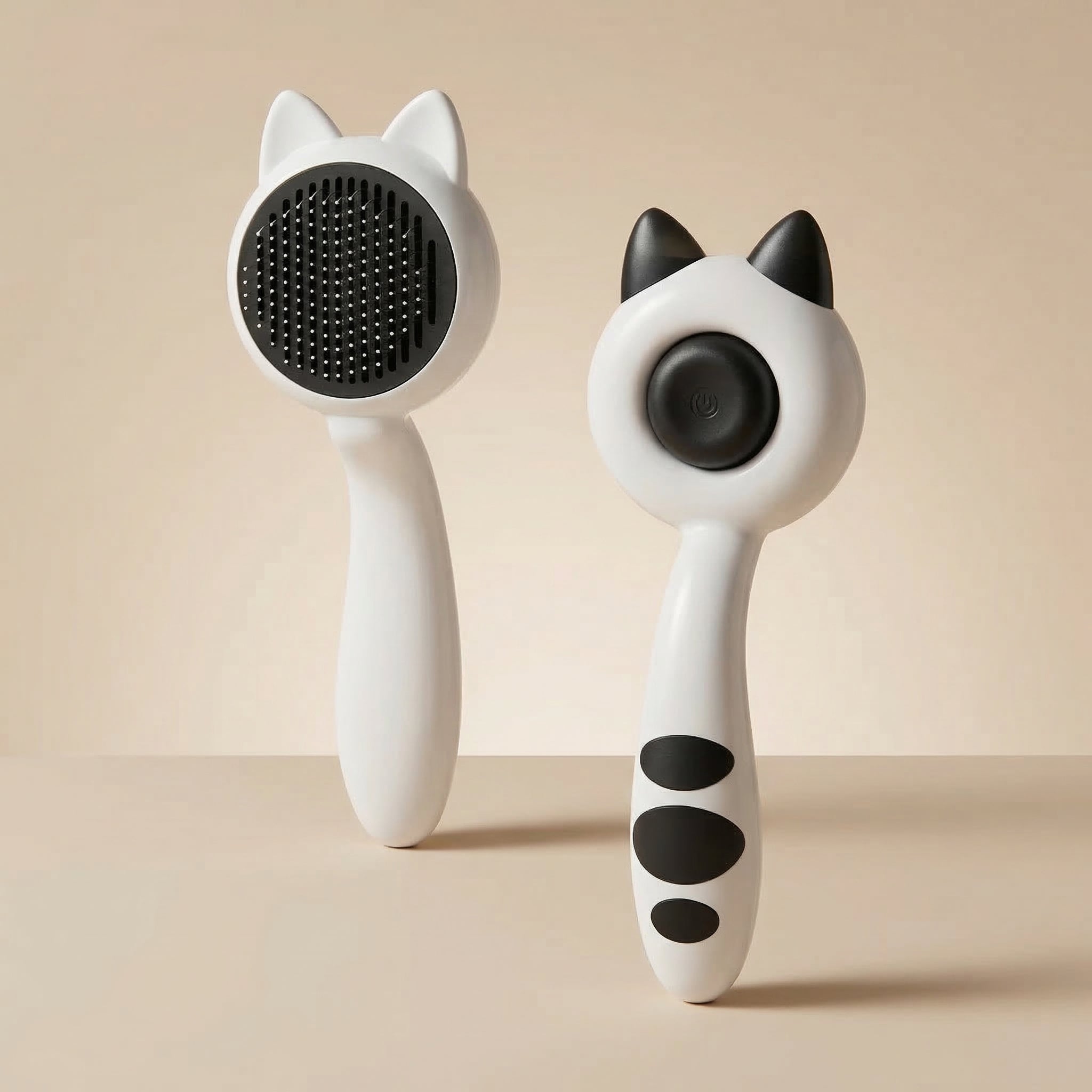 Brosse autonettoyante pour chat