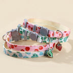 Collier pour Chat Réglable Motif Fruits avec Breloque – Léger & Sécurisé