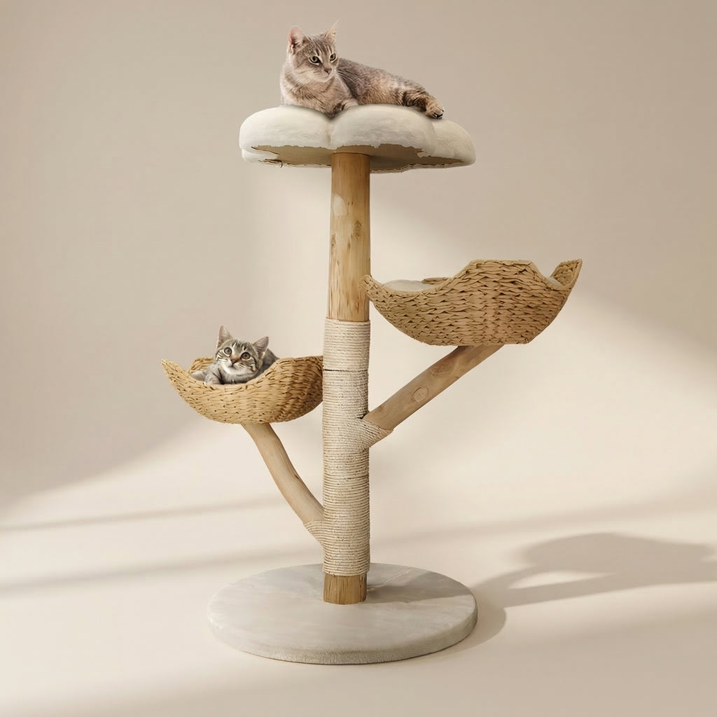 Arbre à chat à Gratter avec Plateformes et Sisal