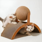 Griffoir en bois et sisal naturel