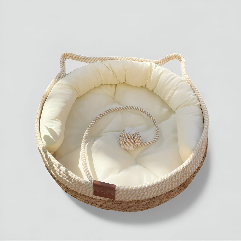 Lit Hamac en Rotin Naturel