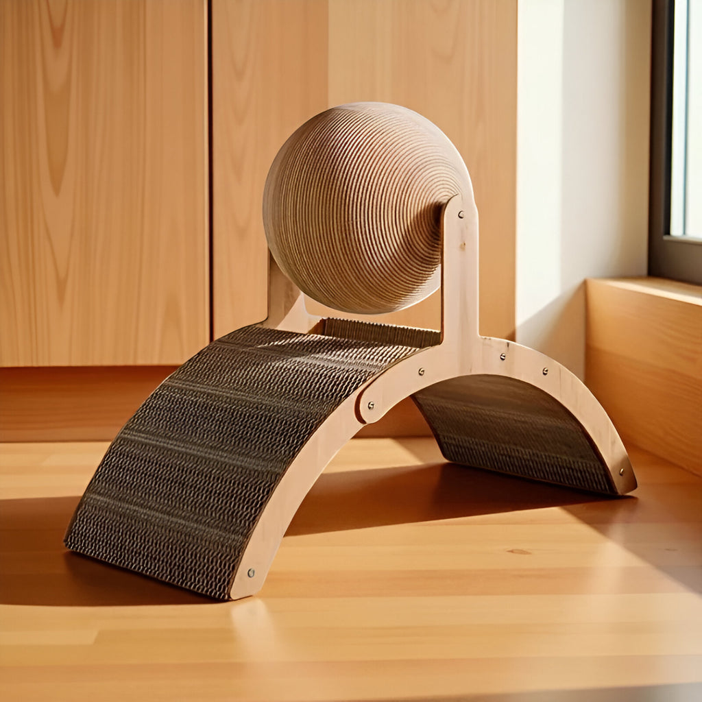 Griffoir en bois et sisal naturel