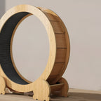 Tapis roulant pour chat en bois naturel