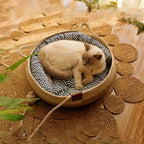 Lit Hamac en Rotin Naturel