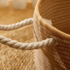 Panier lit cosy en rotin naturel