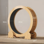 Tapis roulant pour chat en bois naturel