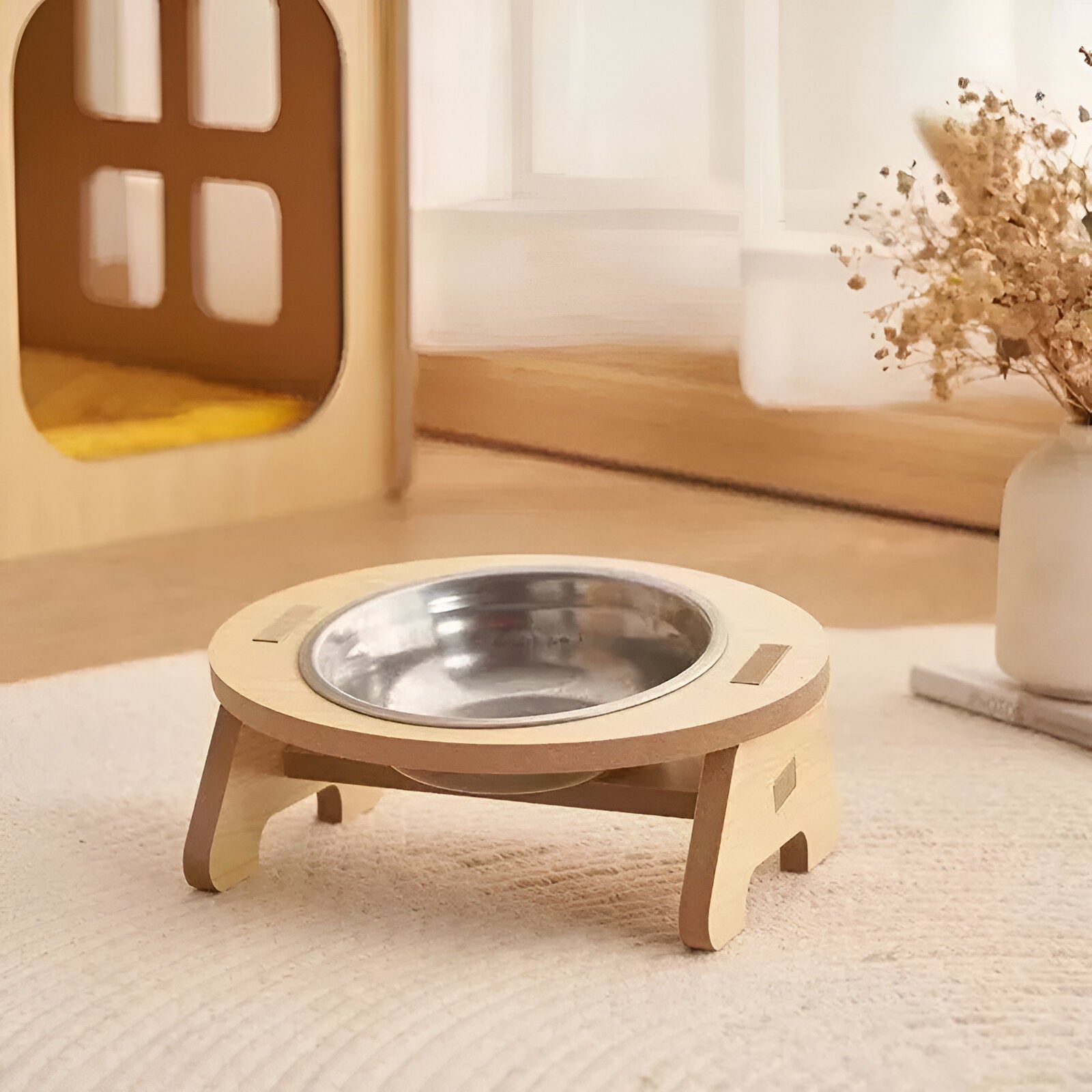 Gamelle en bois naturel design