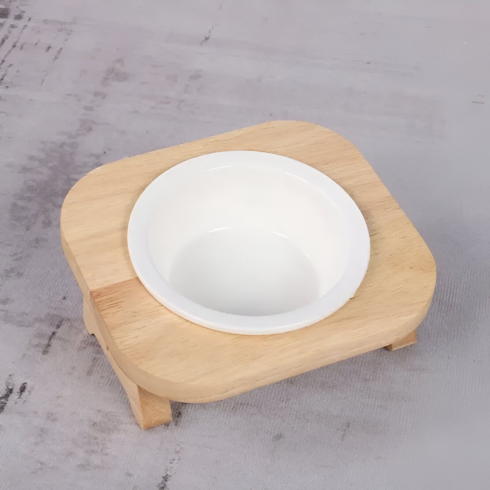 Gamelle repas stylé avec bol à empreintes