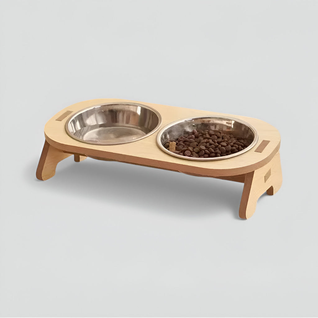 Gamelle en bois naturel design