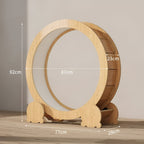 Tapis roulant pour chat en bois naturel