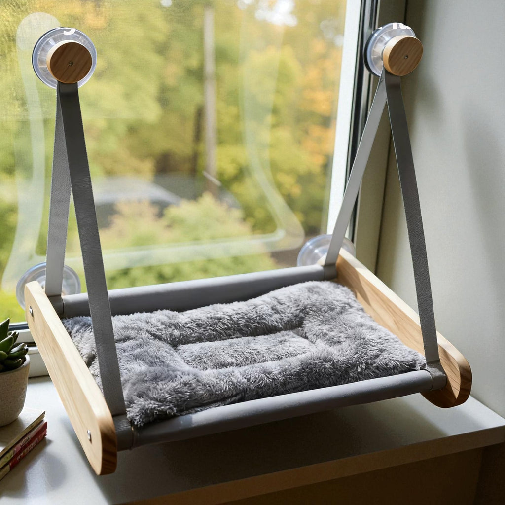 Lit Hamac suspendu en bois et tissu