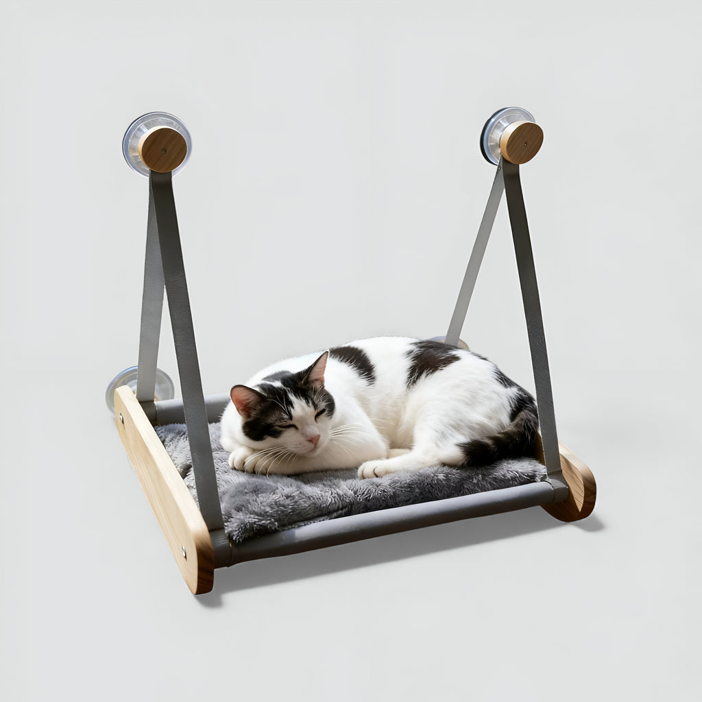 Lit Hamac suspendu en bois et tissu