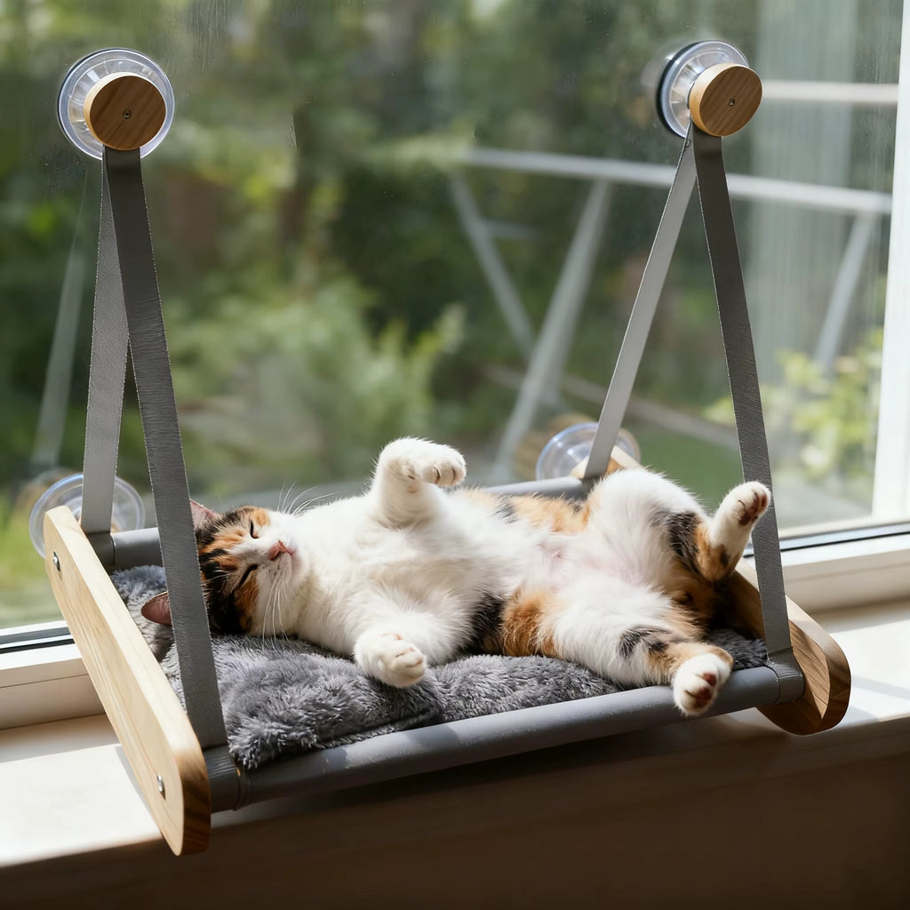 Lit Hamac suspendu en bois et tissu